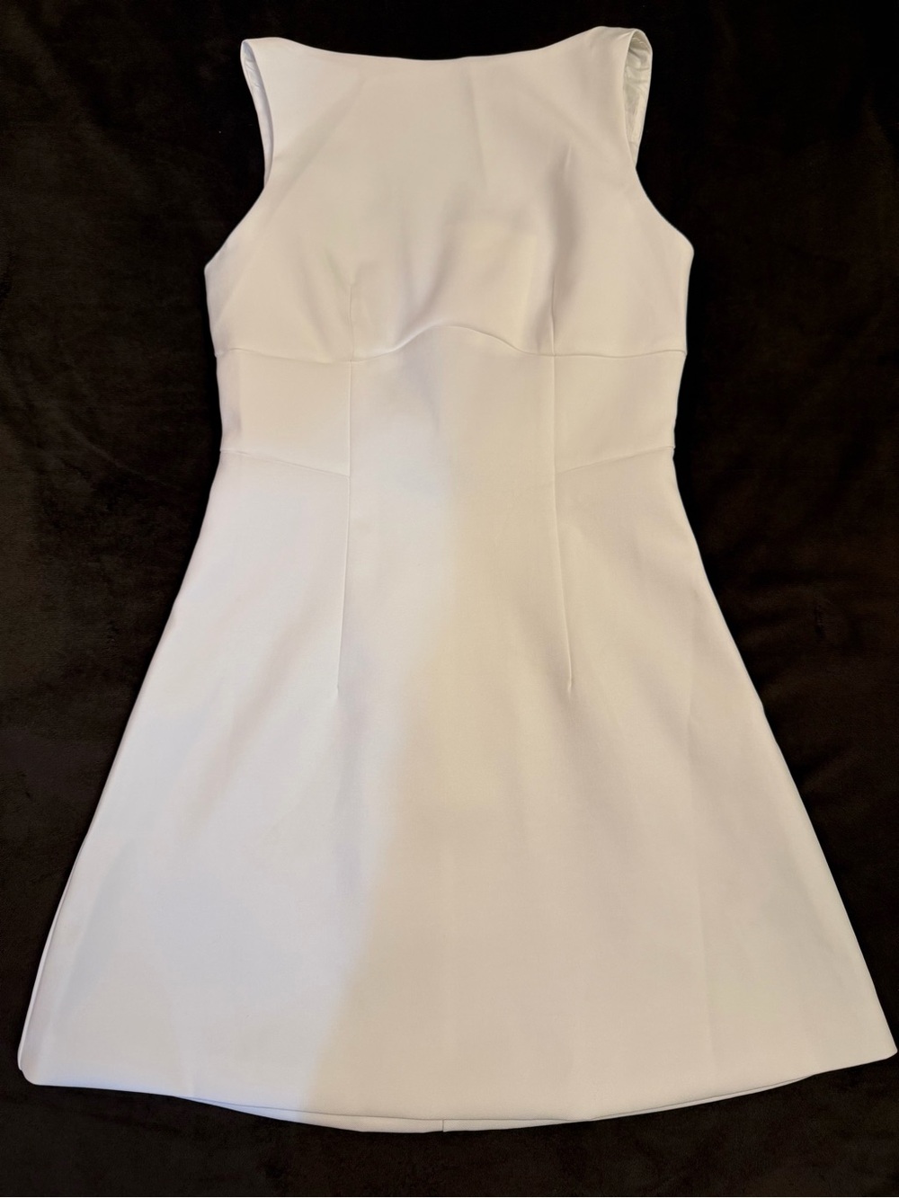 Peppermayo Lulita Mini Dress White High Neck Low Back Size US 0, XXS, New